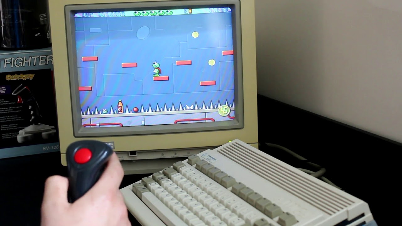 -9- Super Frog - Space World ! Ostatni poziom: Gotek+Amiga 600!