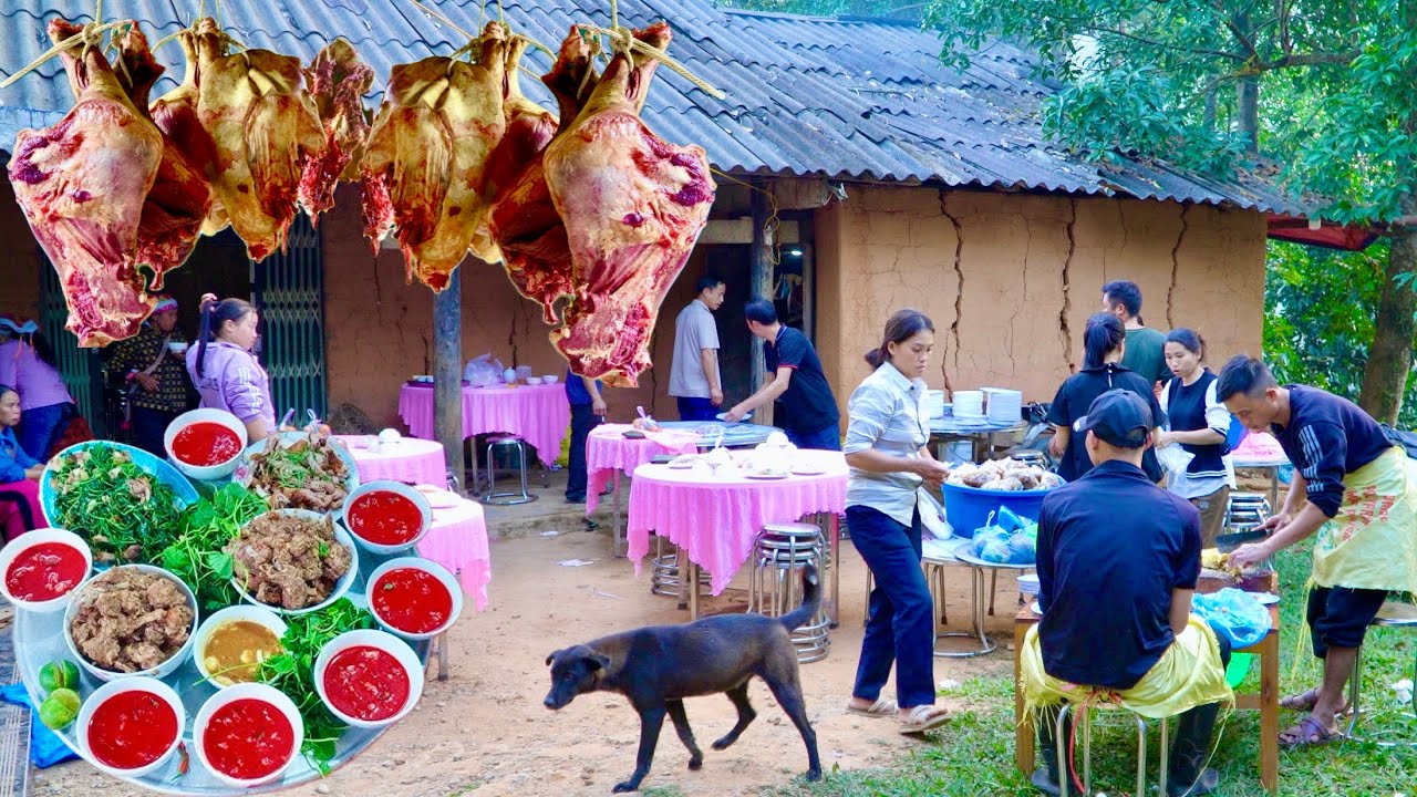 BÊN NHÀ GÁI NGƯỜI DAO ĐỎ TỔ CHỨC ĐÁM CƯỚI THẾ NÀO?