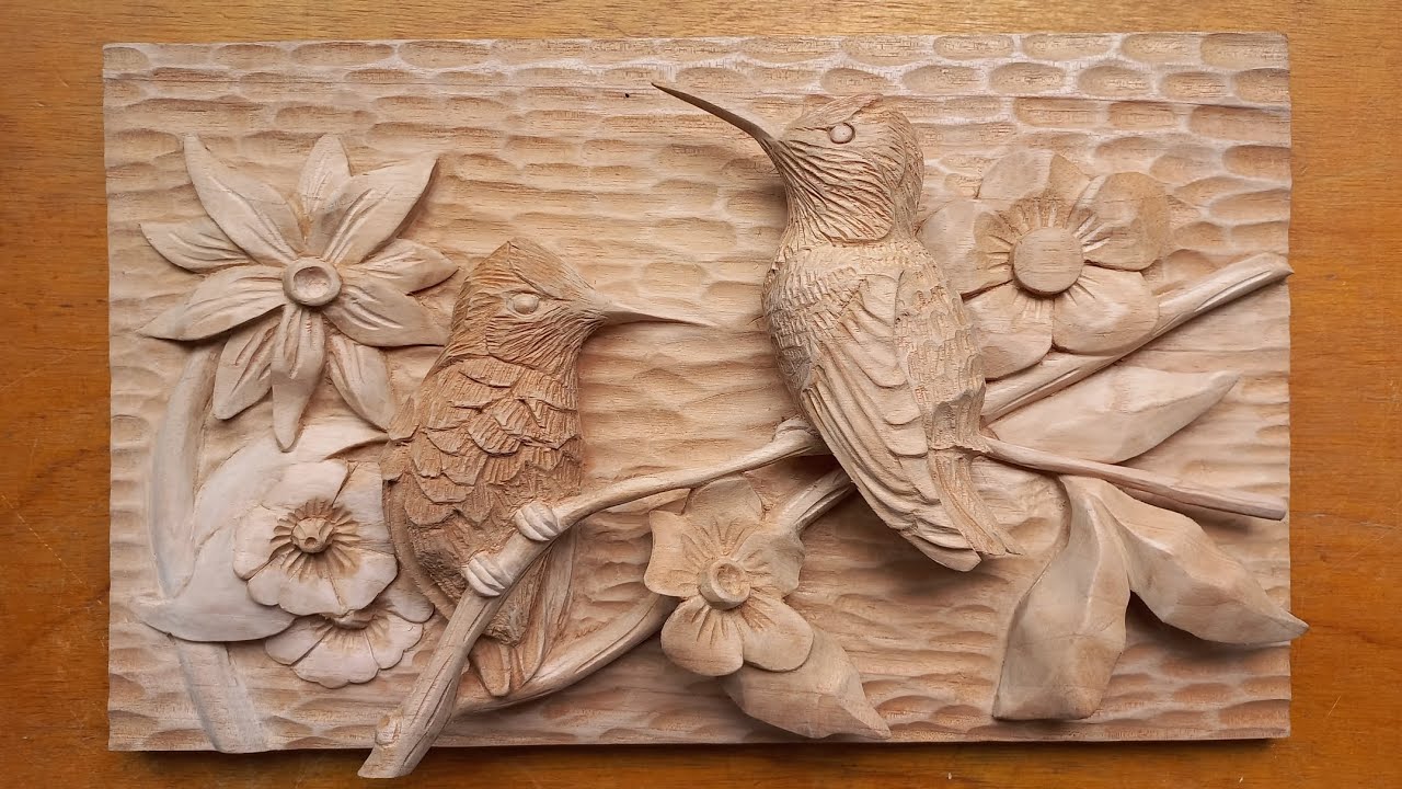 Wood carving details