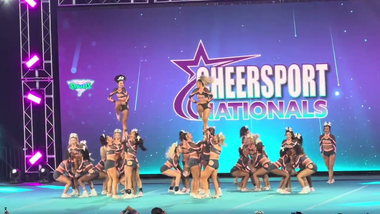 The Stingray Allstars Peach 🍑 CHEERSPORT NATIONALS DAY 2