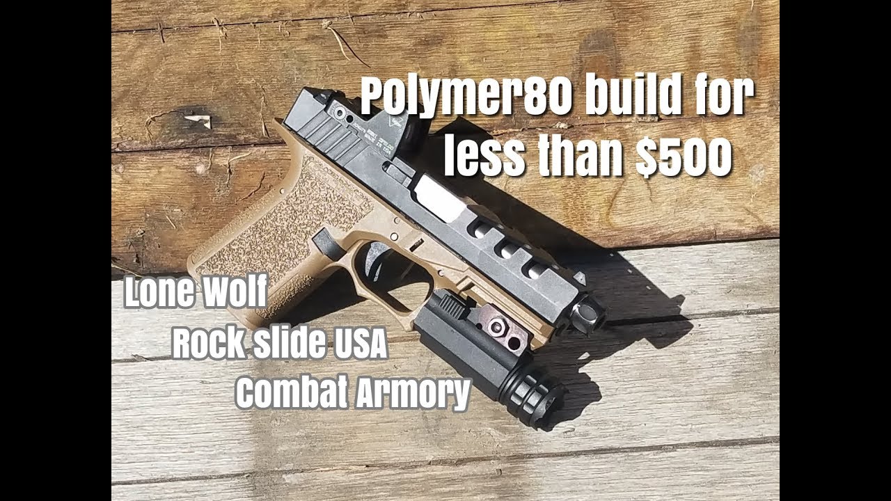 Glock19 polymer80 Rock Slide USA Lone Wolf Combat Armory #rockslide #glock19 #g19 #p80 #combatarmory