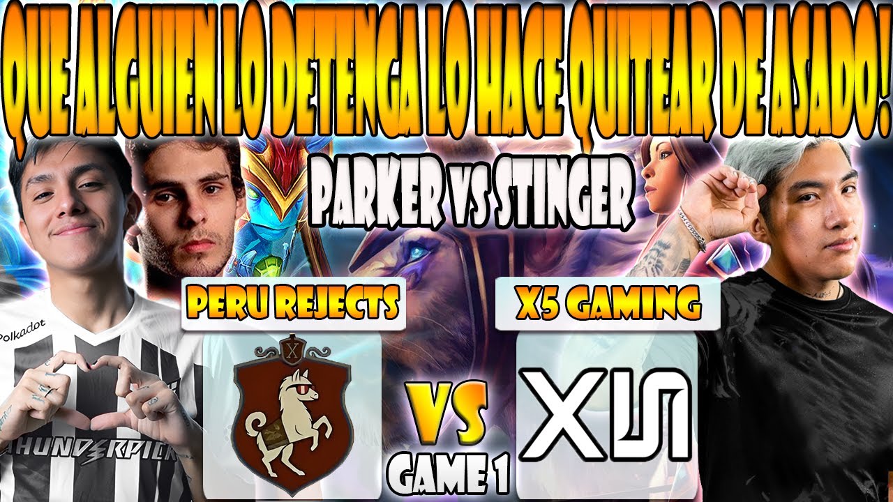 PERU REJECTS vs X5 GAMING BO3[GAME 1]PARKER, MANDY, DARKMAGO vs FAKER-CCT SEASON 2:SOUTH AMERICA S2