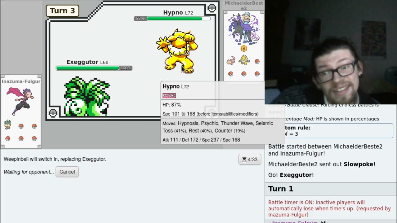 Who Is Best At Gen 1? - Round 3 vs MichaelDerBeste2