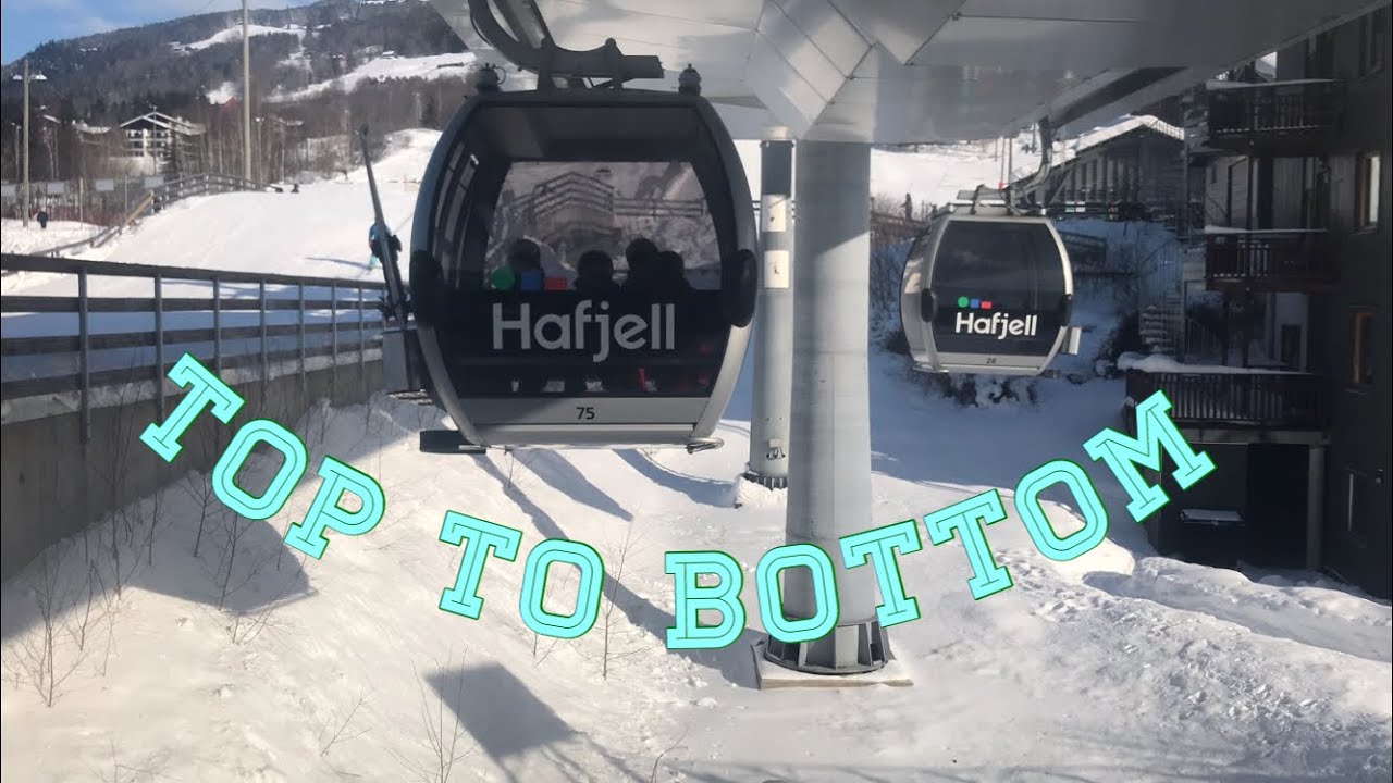 Hafjell: Best slope ever! Bottom top down! 2018