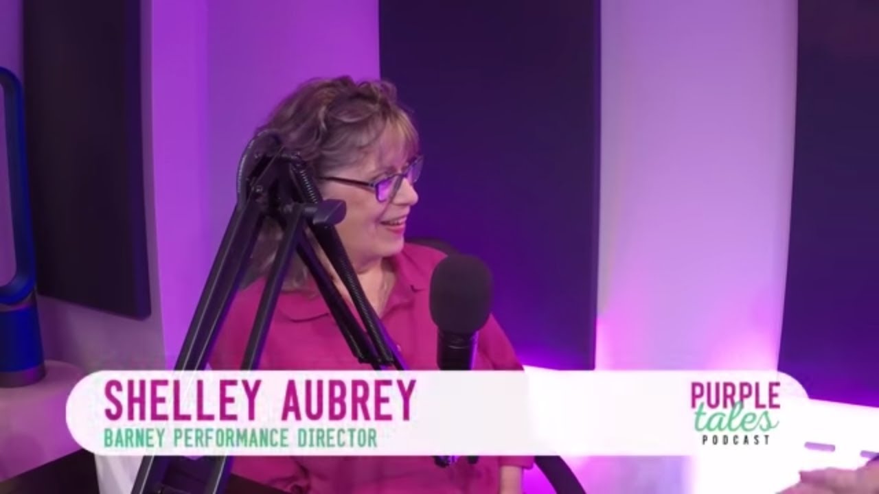 Barney & Friends Performance Director Shelley Aubrey - Purple Tales Podcast Episode 6