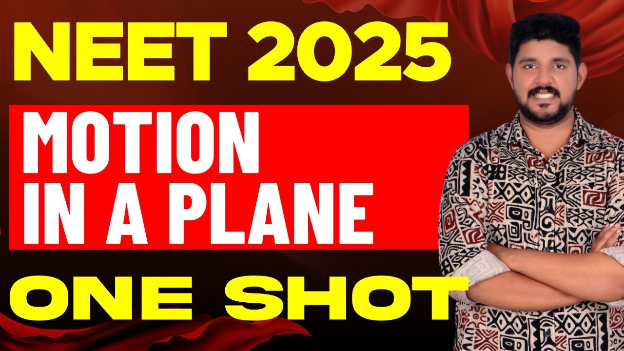 NEET 2025 | Physics Motion in a Plane - One Shot | NEET Target 660 | Eduport NEET