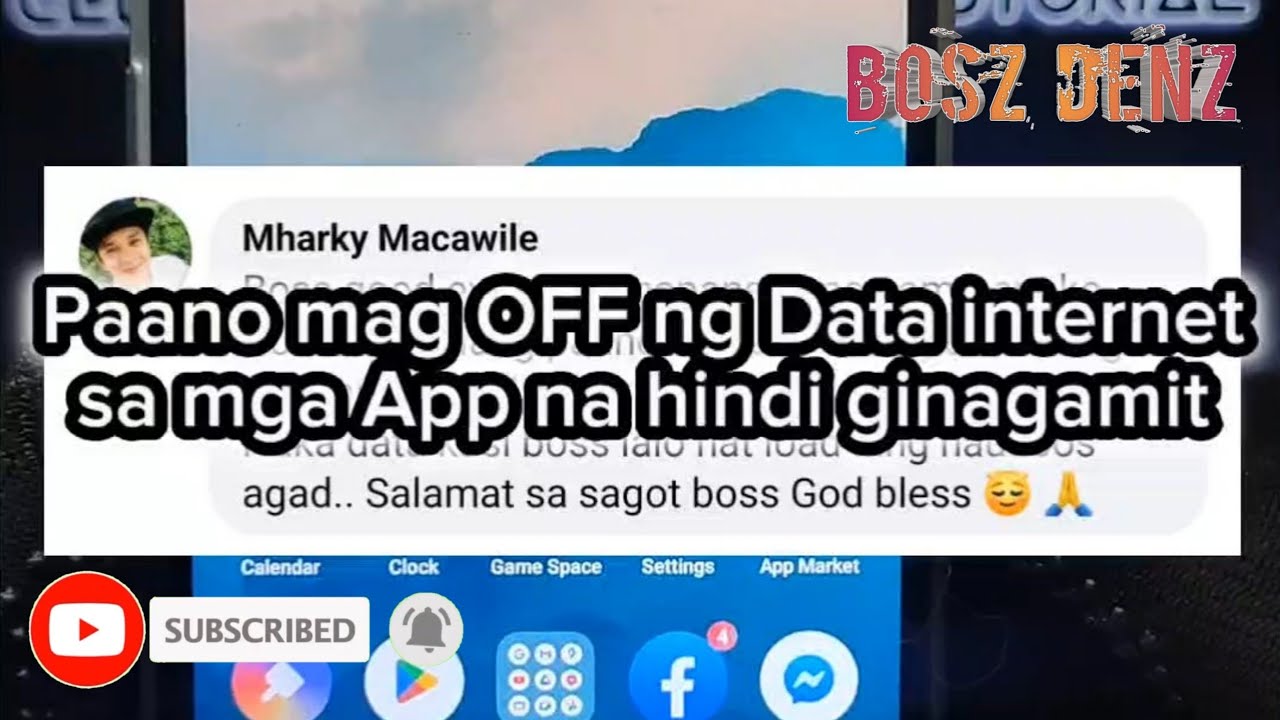 Paano mag OFF ng Data internet sa mga App na hindi ginagamit