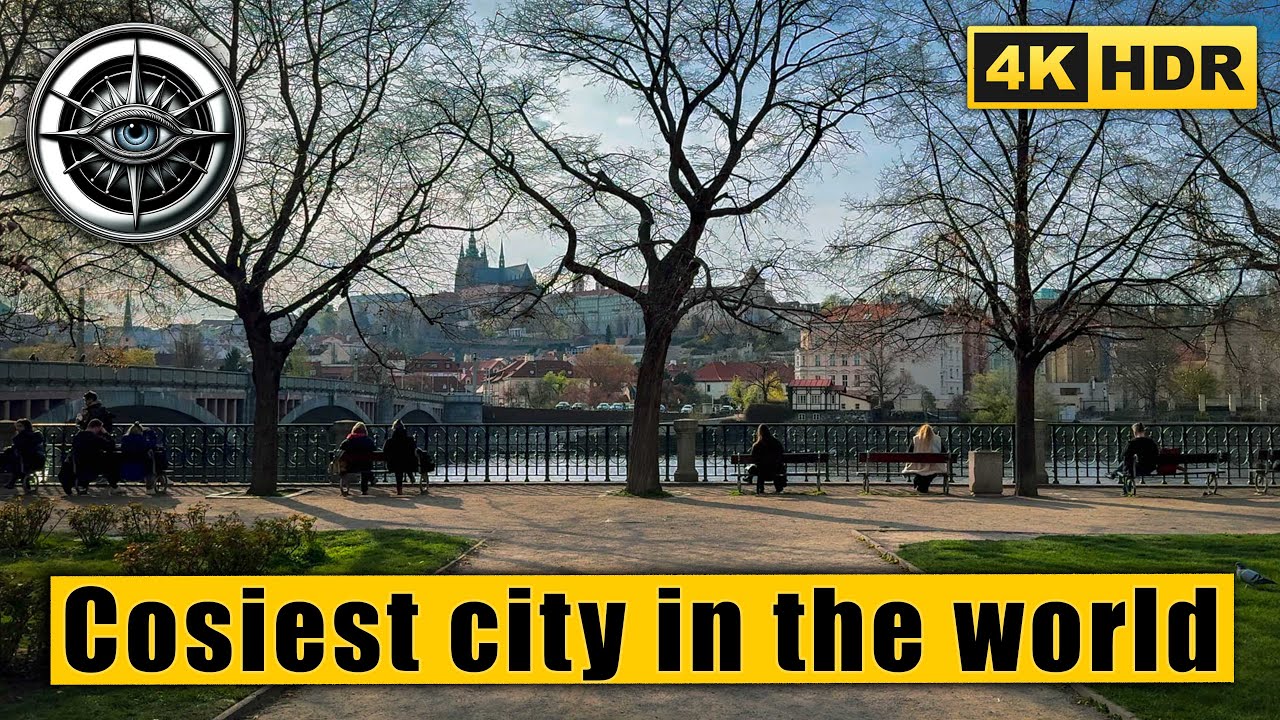 Cosiest city in the world - Prague Walking Tour 4k HDR Czech Republic