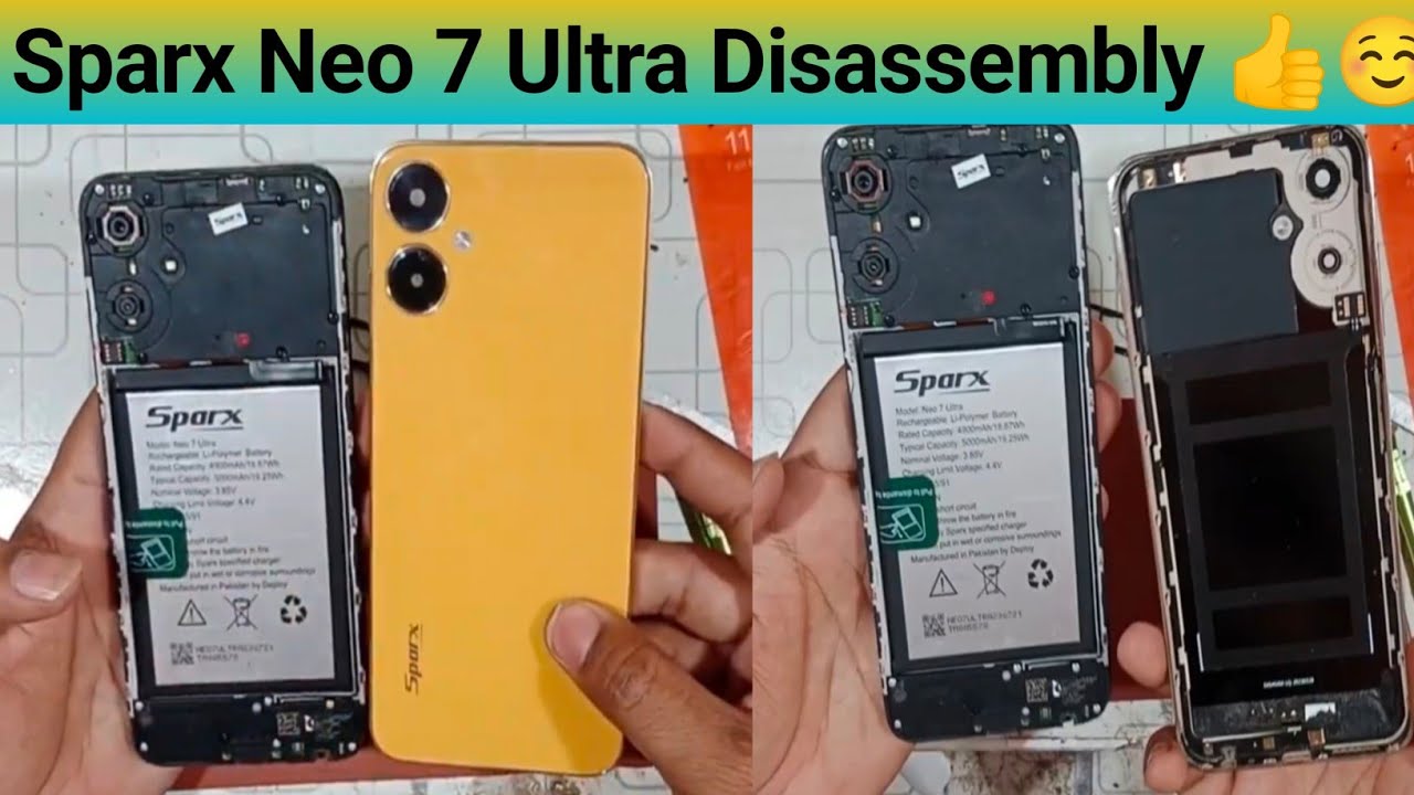 Sparx Neo 7 Ultra Disassembly | Sparx Neo 7 Ultra  | Sparx Mobile