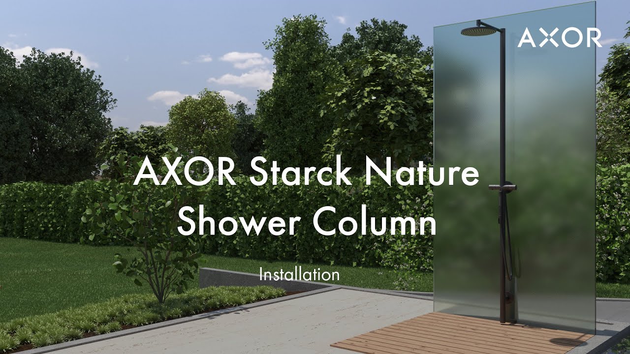 AXOR Starck Nature Shower Column | Installation