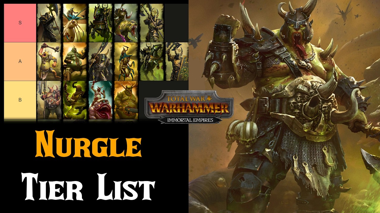 Nurgle Campaign Unit Tier List - Total War: Warhammer 3 Immortal Empires