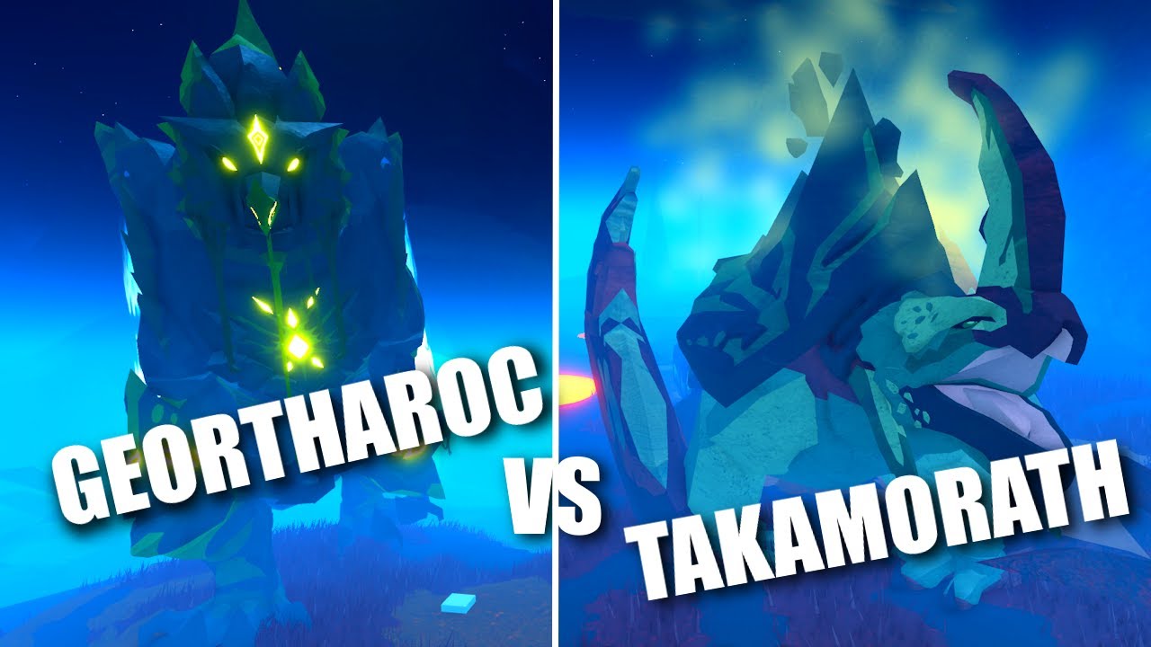 GEORTHAROC vs TAKAMORATH in Creatures of Sonaria!