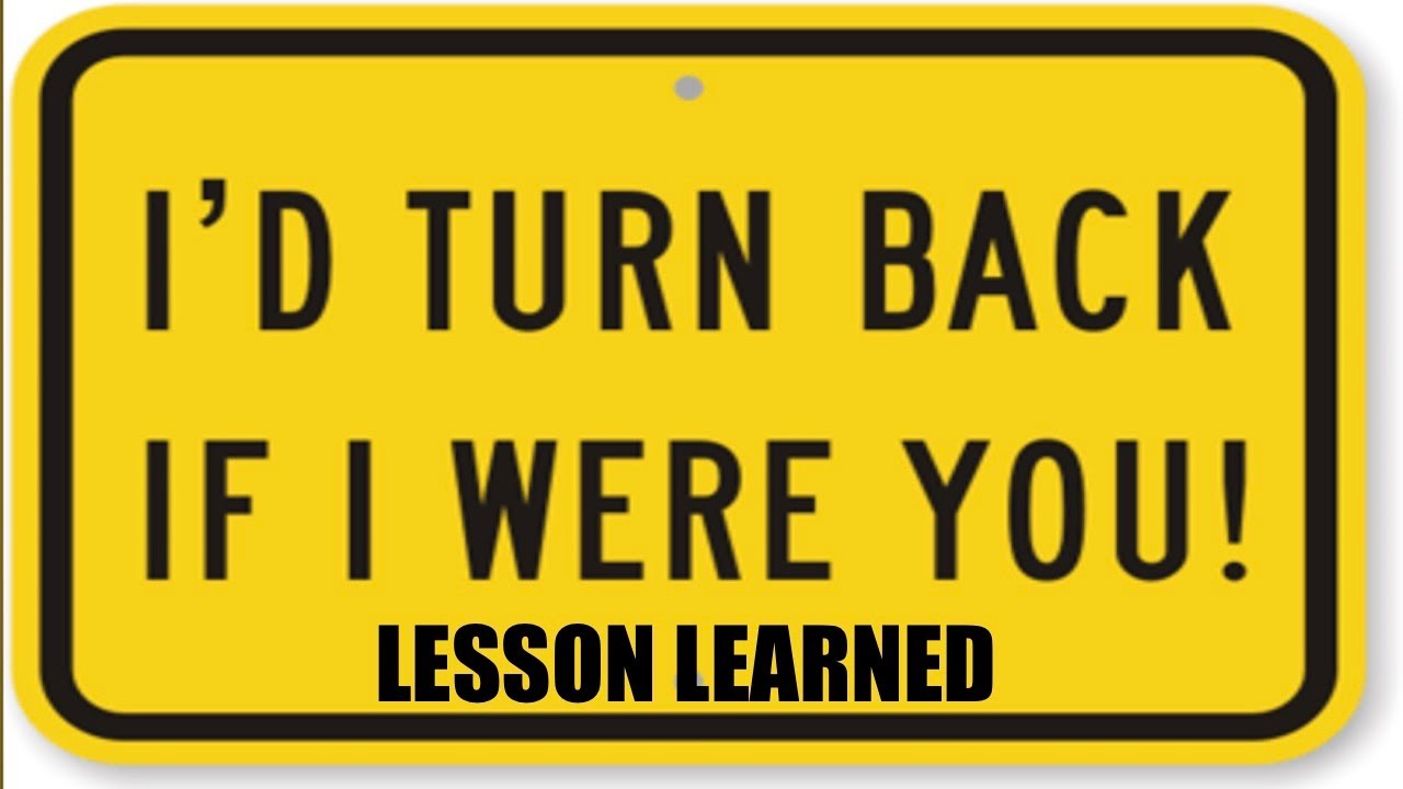 LESSONS LEARNED (In Loreto Baja)