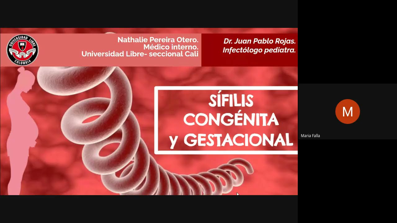 Sífilis gestacional y congénita