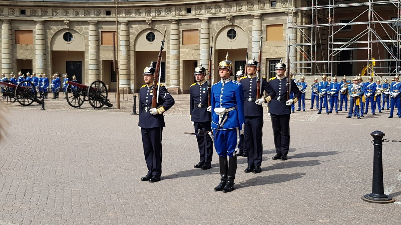 Royal Palace of Stockholm - Changing of the Guard 8th August 2019