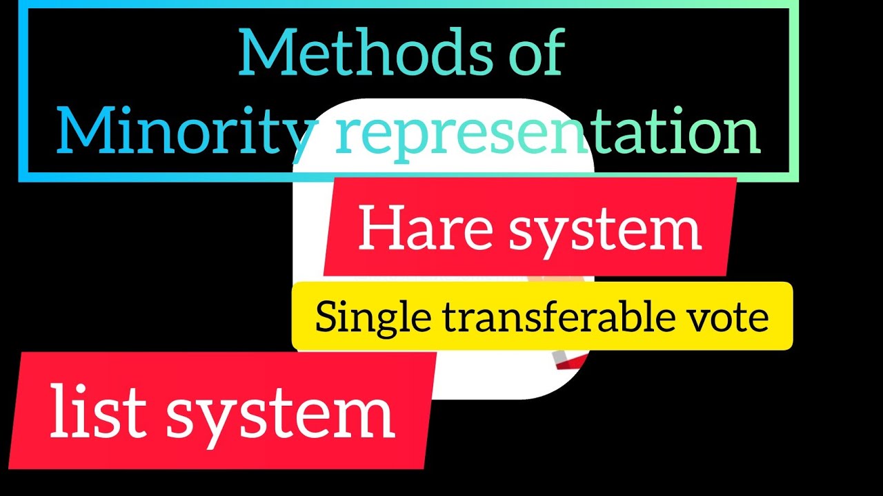 Minority Representation method/Hare system/list system/STV/in malayalam#universityofcalicut