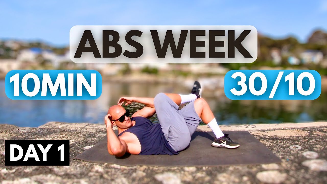 ABS WORKOUT 10 MIN / ABS IN ONE WEEK CHALLENGE - DAY 1