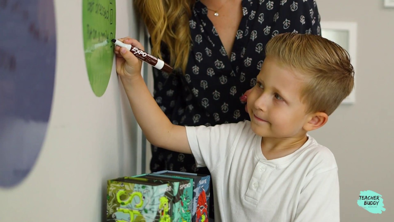 Using Dry Erase Circles for Writing Practice