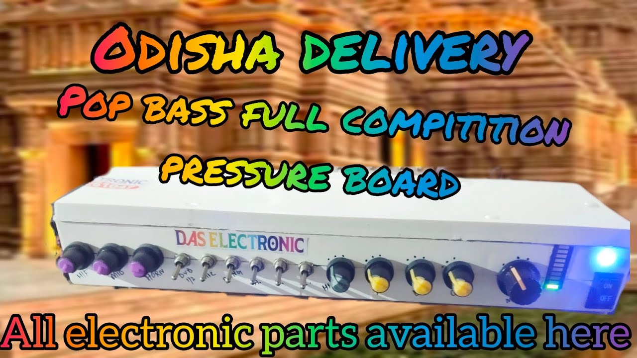 New model pop bass full compitition pressure board delivery 🚚