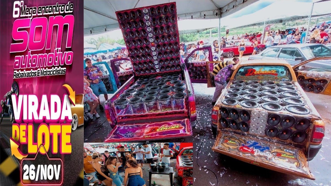 6° MEGA ENCONTRO SOM E REBAIXADOS/ SOM AUTOMOTIVO MOTOS NO GRAU #mcdavi #festa #somautomotivo
