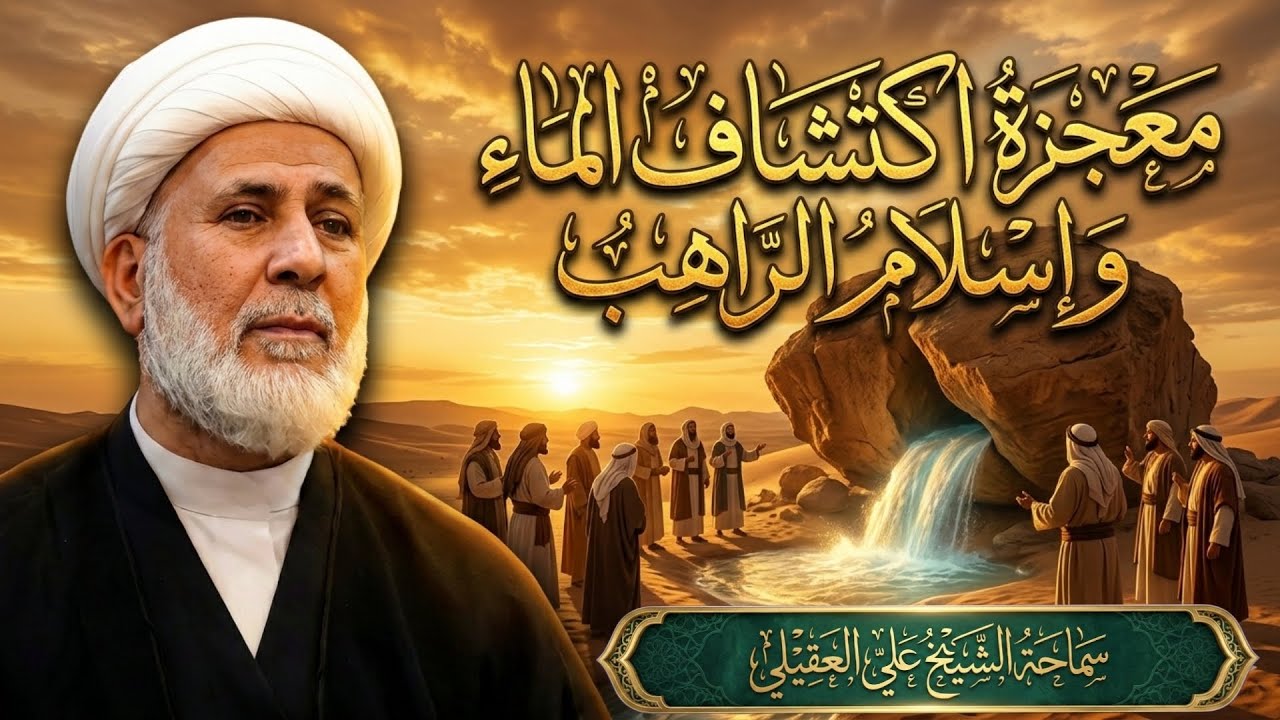 معجزة اكتشاف الماء واسلام الراهب|| سماحة الشيخ علي العقيلي(دامت بركاته  )