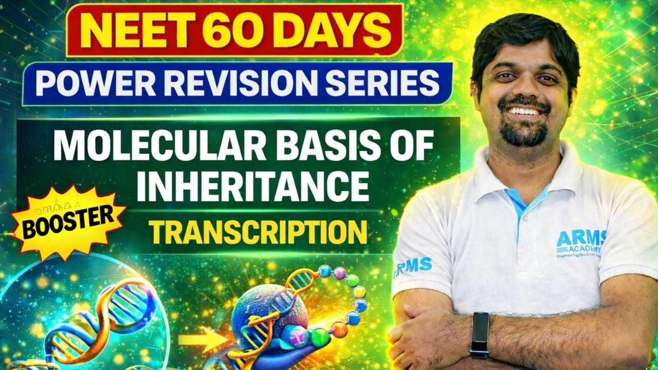 NEET 60 Days | Transcription in One Shot | Molecular Basis of Inheritance | NEET 2026 | RD Sir