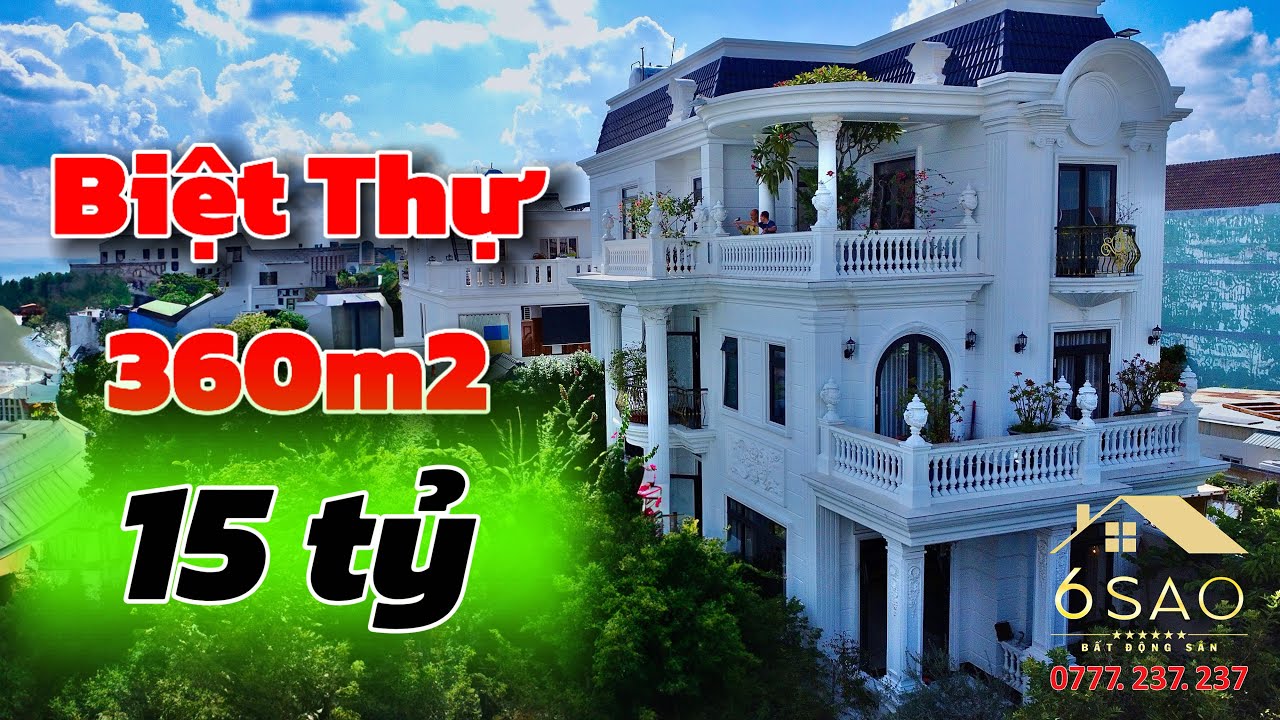 Bất Ngờ với Biệt Thự 360m2 trong Khu Dân Cư giá chỉ 15 tỷ thương lượng| BDS 6 Sao