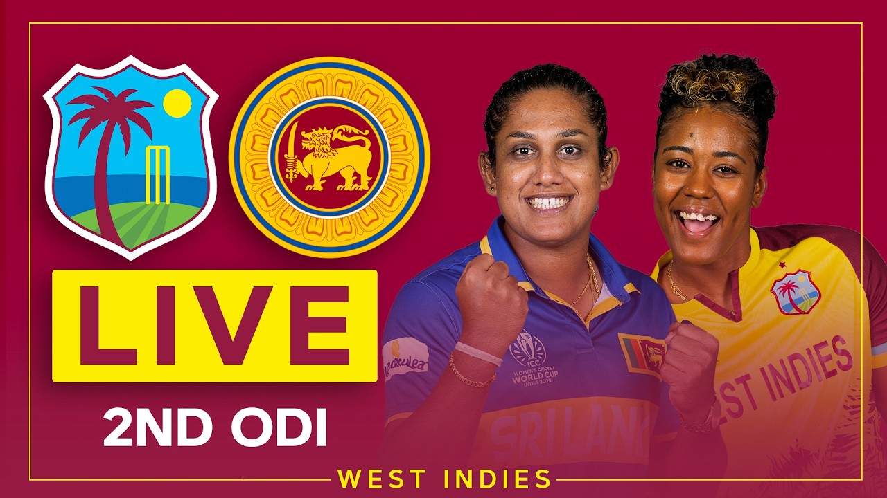 🔴 LIVE | West Indies v Sri Lanka | 2nd ODI