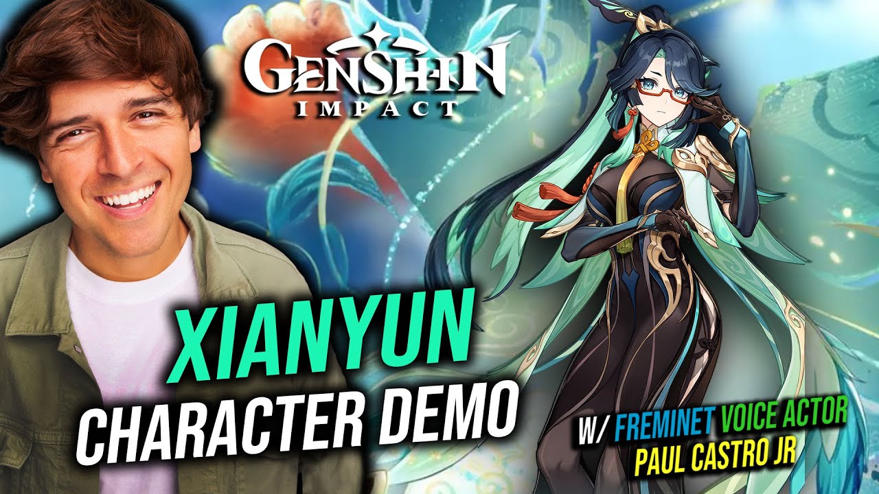 Xianyun Character Demo: Unfettered as the Wind w/ Freminet VA, Paul Castro Jr. | Genshin Impact