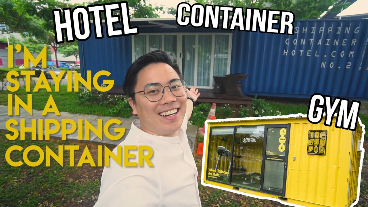 STAYING & WORKING OUT IN A SHIPPING CONTAINER!