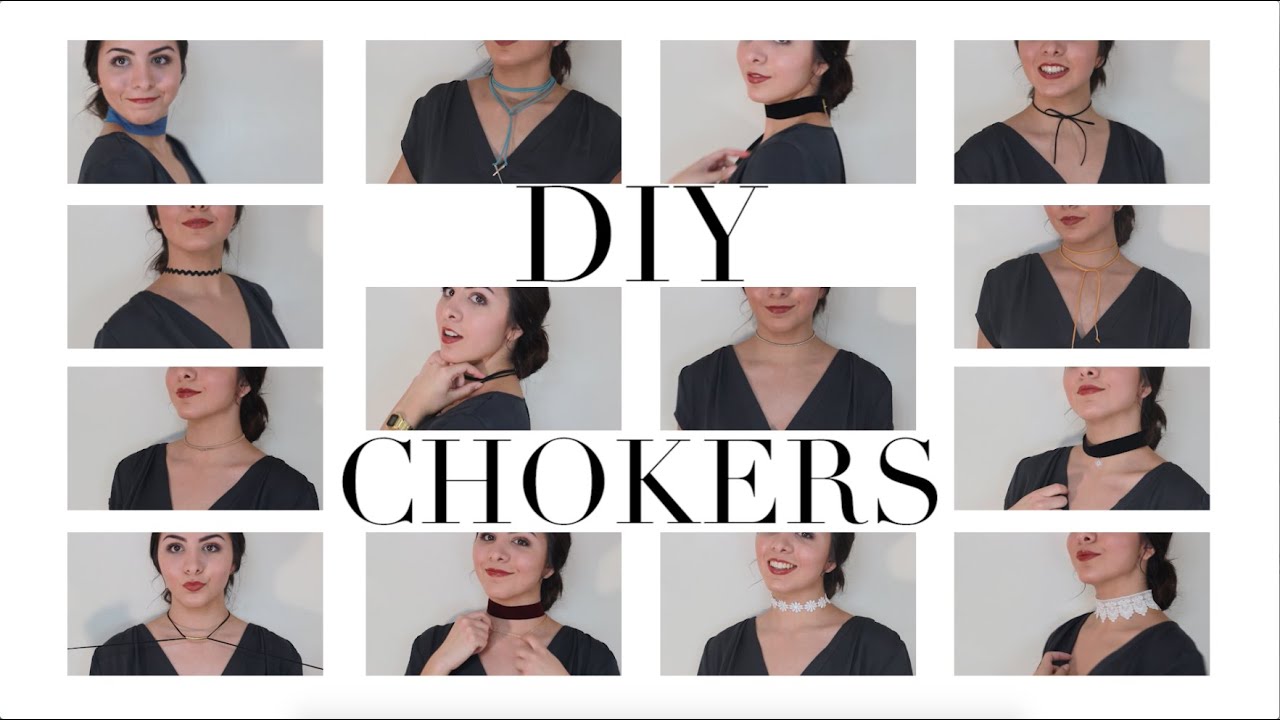 DIY CHOKERS: 14 estilos diferentes | 8va Avenida