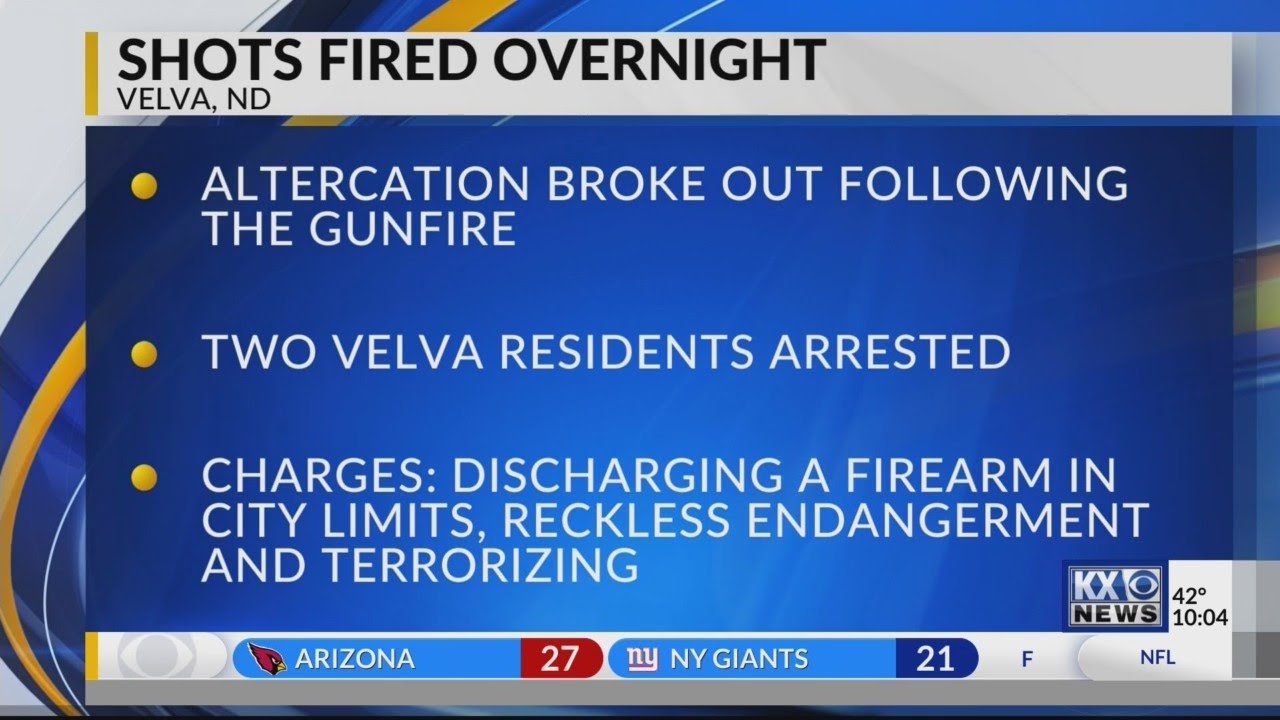 Gunfire in Velva