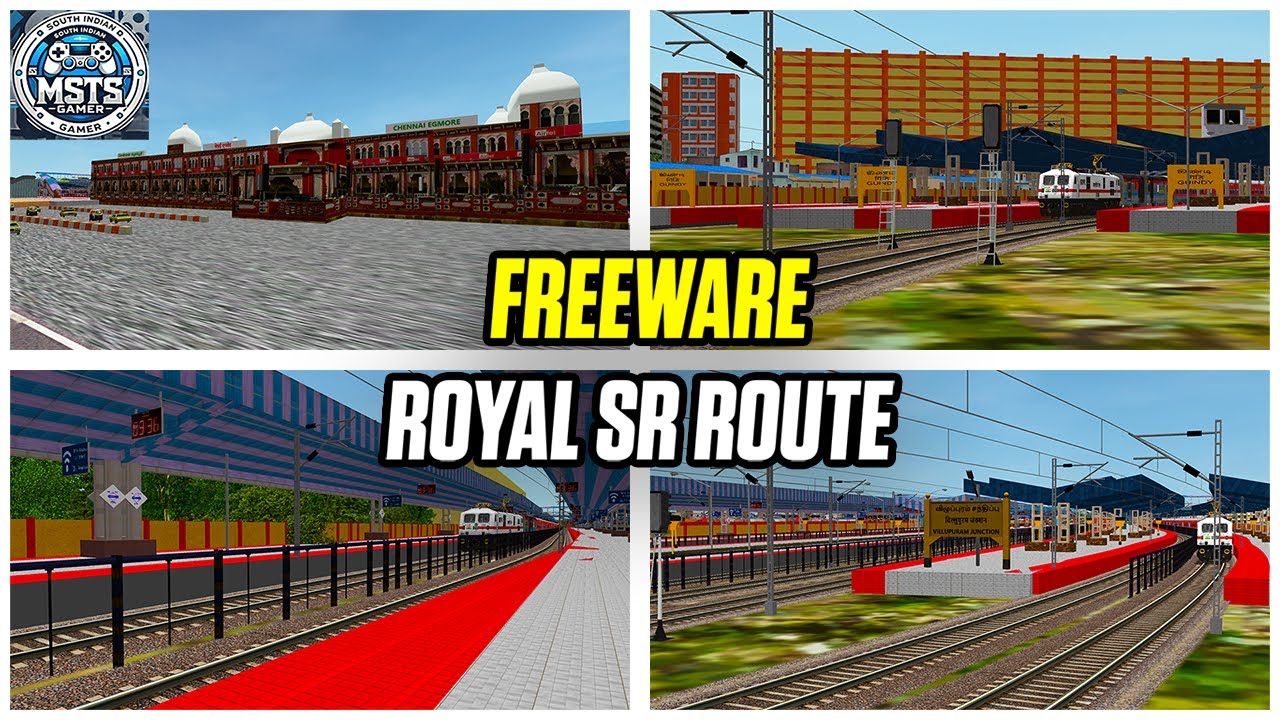 DOWNLOAD NEW ROYAL SR ROUTE FOR MSTS/OR | HIGH QUALITY ROUTE | NEW ROUTE SR ROUTE #trainsimulator