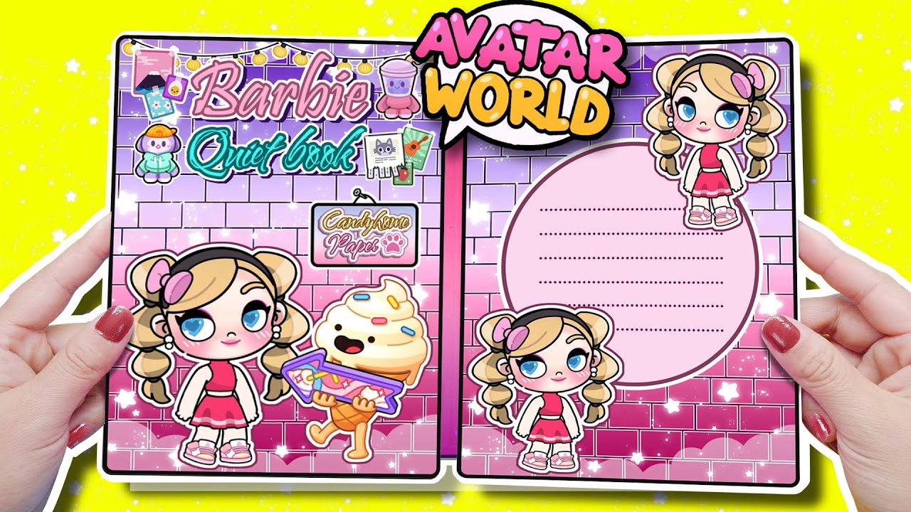 Candy Home Quiet Book#79 Avatar World   Barbie House Quiet Book