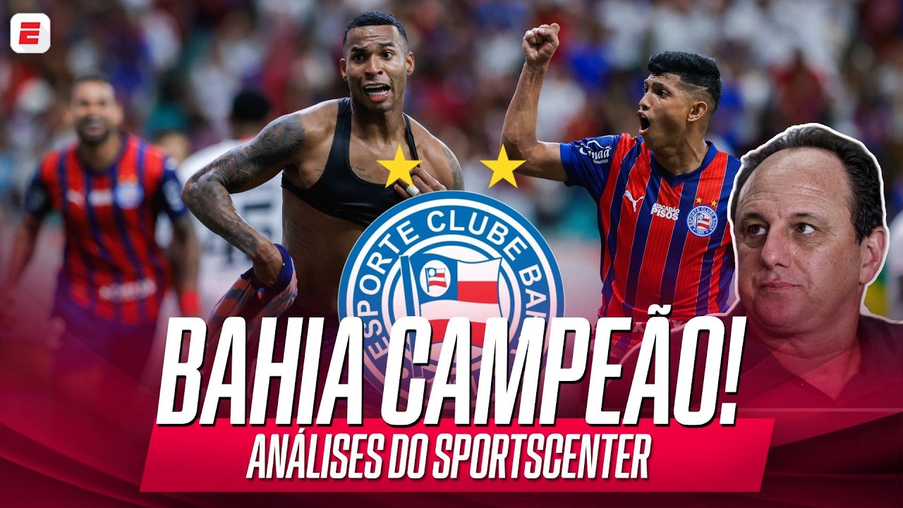 BAHIA CAMPEÃO BAIANO! TÍTULO DÁ PAZ PARA TRABALHO DE ROGÉRIO CENI?