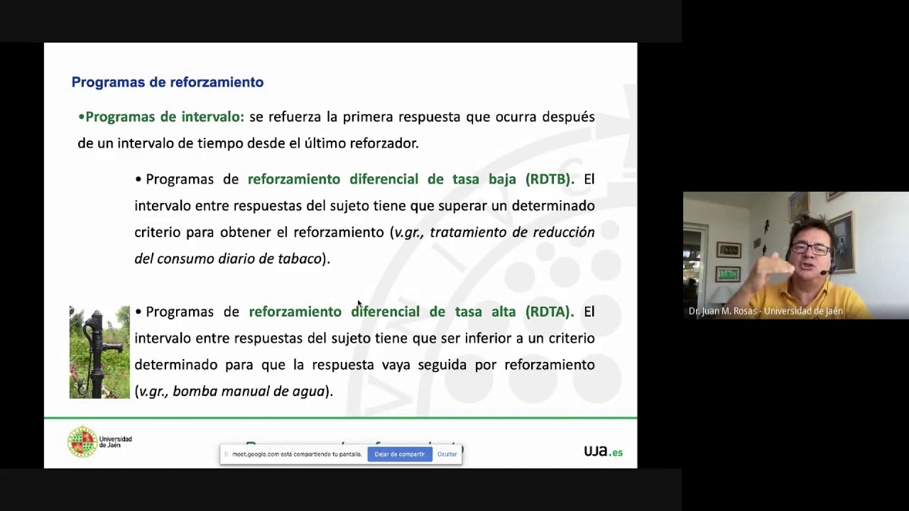 21 Programas de reforzamiento y conducta de elección