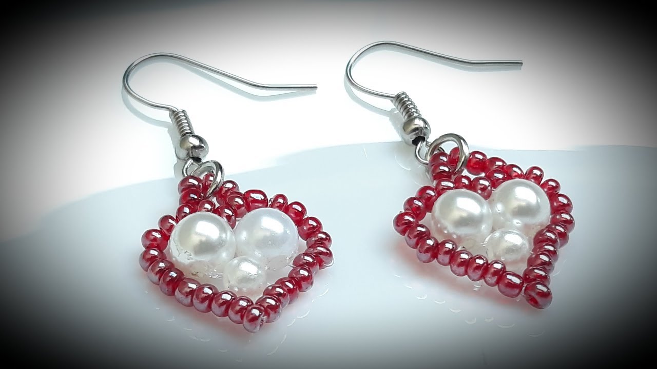 Hermosos Aros de Corazón...Clase #255!!!