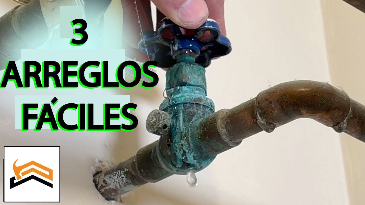 Cómo reparar una fuga en la válvula de cierre de agua principal