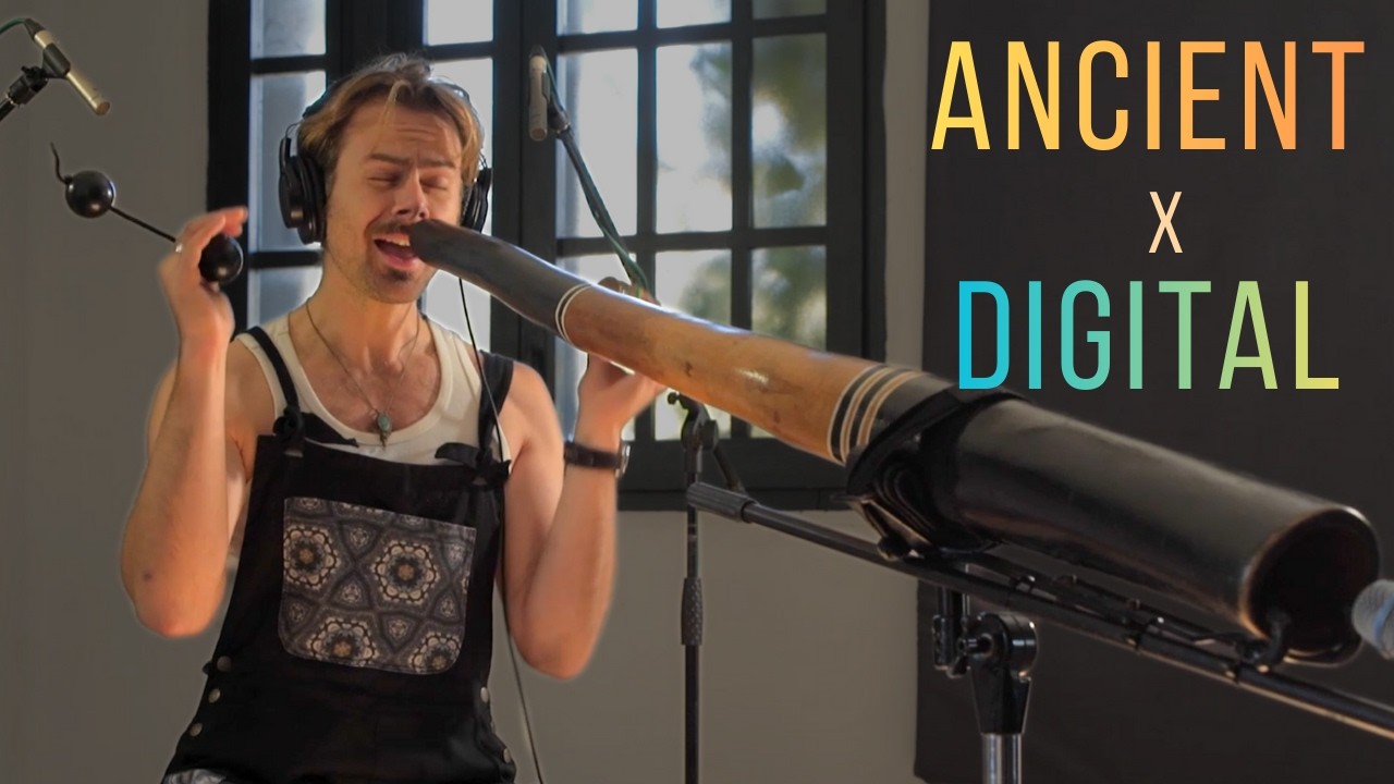 Yidaki meets kick drum | Ecstatic didgeridoo & percussion performance