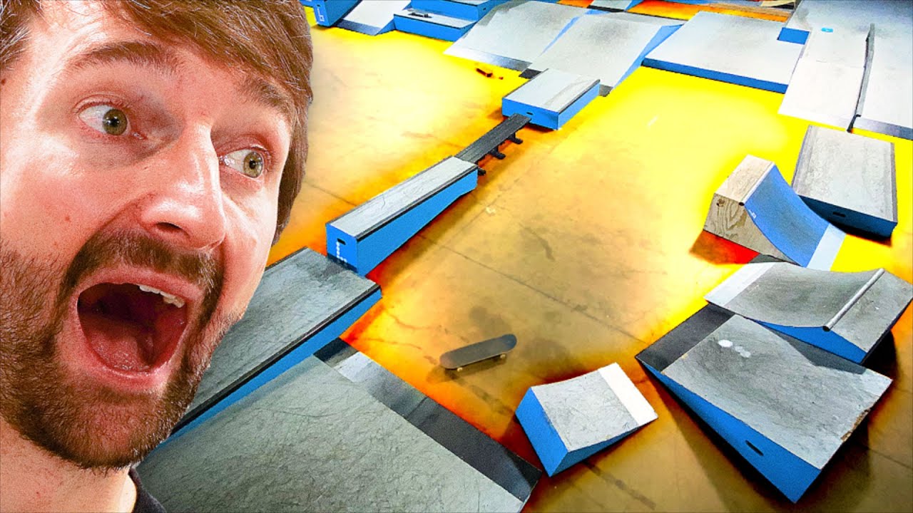FLOOR IS LAVA SUMMER SKATEBOARD OBSTACLE COURSE!