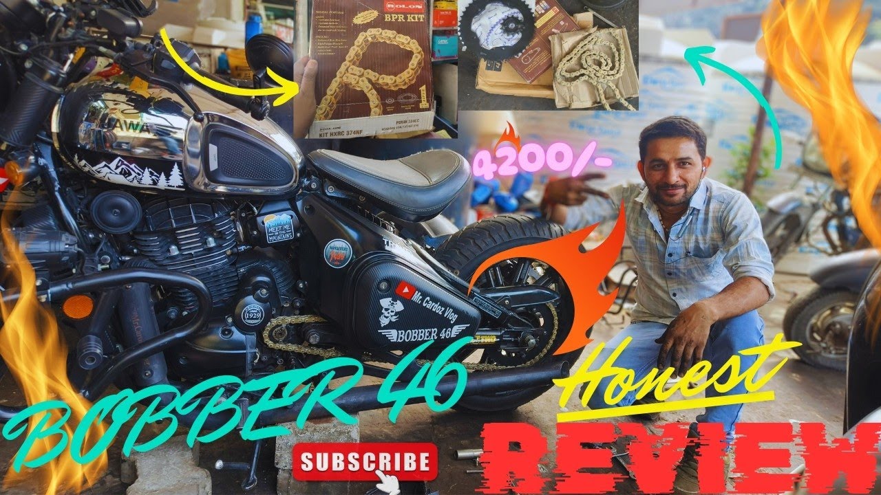 First time on YT Jawa Bobber 42 new Chain spocket kit in less price & Best Quality #bobber42 #2025