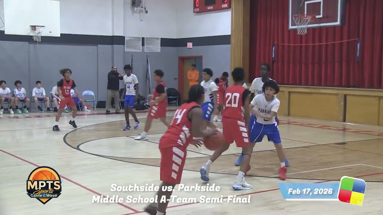 Boys Basketbal, Southside vs. Parkside, Middle School A-Team Semi-Final, 2/17/26