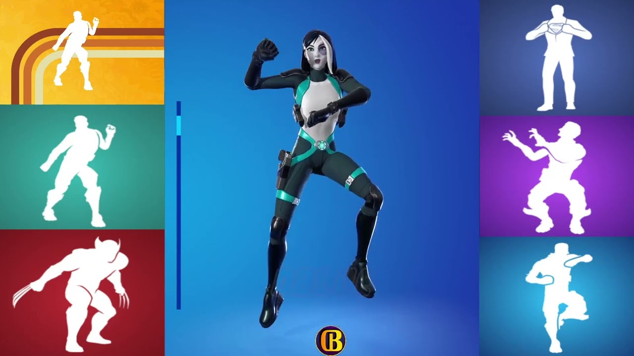Domino Performs All Emotes & Dances in Fortnite