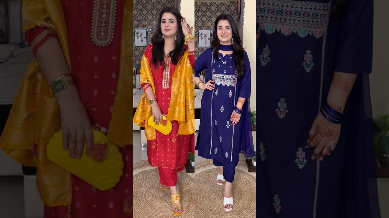 Amazon kurta set haul| Checkout related video or my community post for link🔗 #shorts Shikha Tyagi
