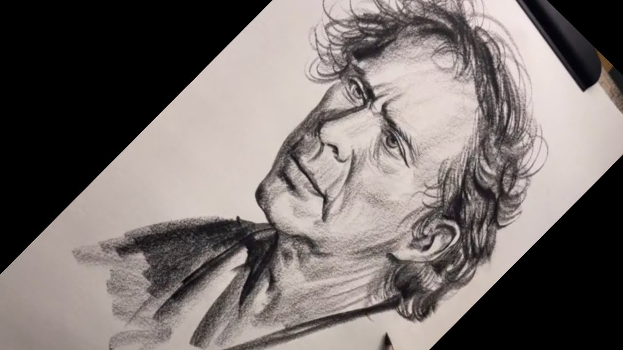 Charcoal Portrait Study | Expressive Realism