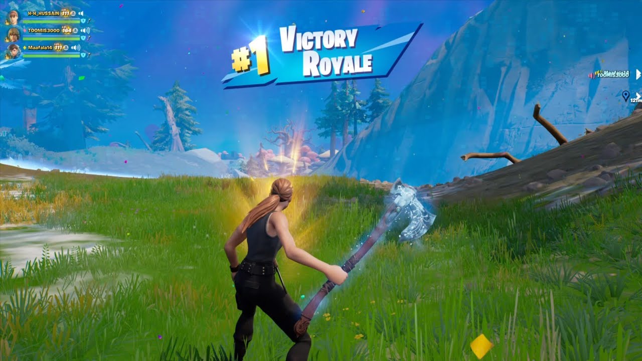 SARAH CONNOR SKIN + LEVIATHAN AXE PICKAXE Gameplay In Fortnite Chapter 3 Season 4