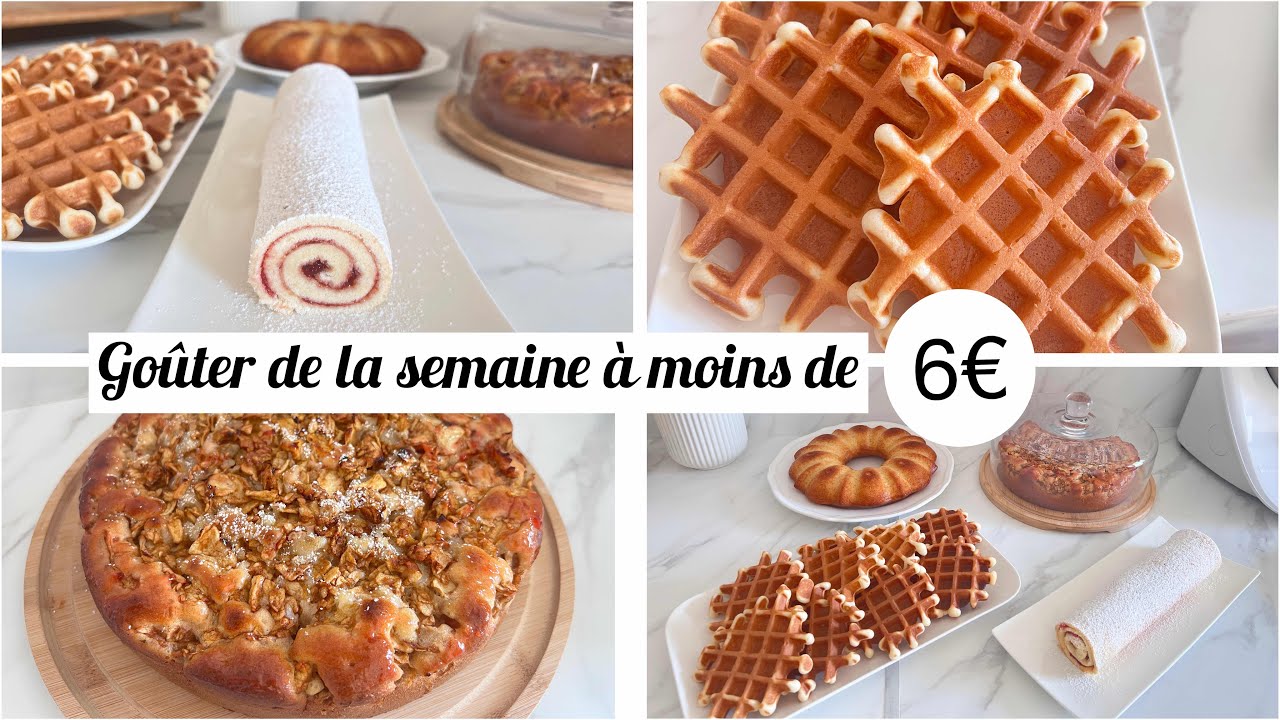 Batch cooking sucré à moins de 6€ famille nombreuse 💶 🧁 🍰