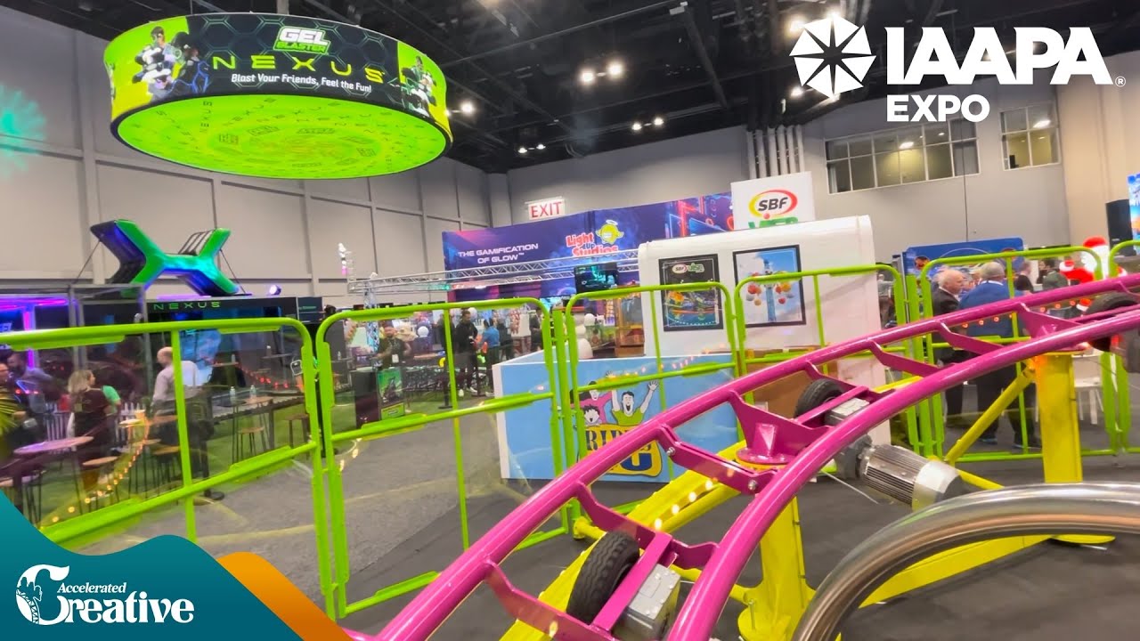 Twist-N-Shout, SBF VISA spinning coaster at IAAPA Expo Orlando 2024