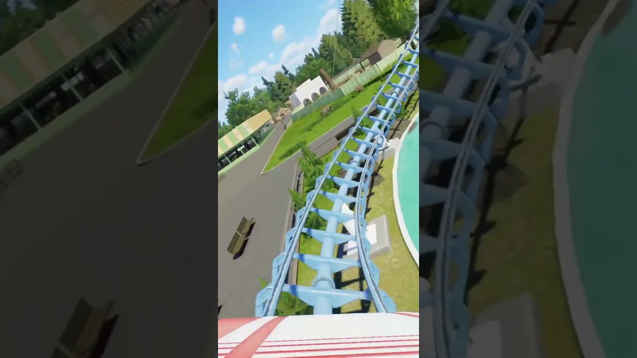 Front Row POV Corkscrew Classic Looping Coaster | Grand States Mid-America | Planet Coaster 2