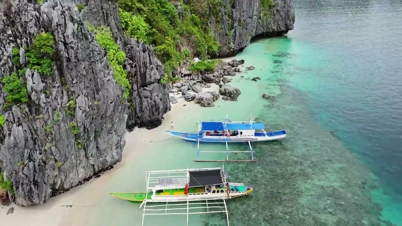 Talisay Beach (fly1)  #plage #philippines #djimini4pro #elnido #palawan
